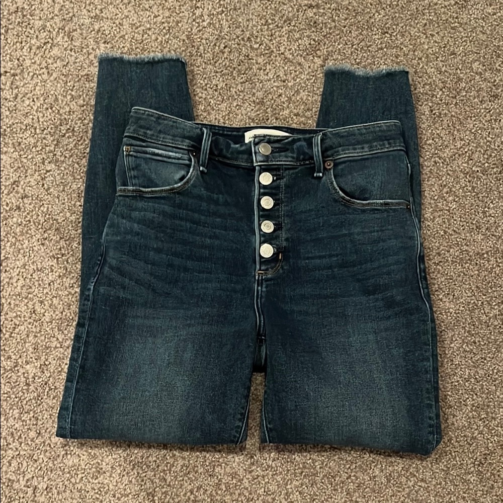 Abercrombie & Fitch Deep Indigo Skinny Jeans
